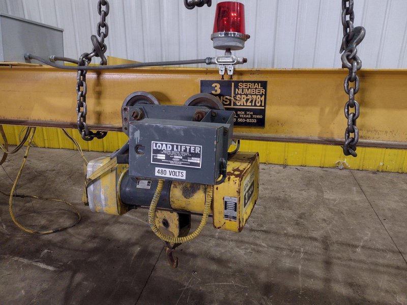 3 TON X 17’ F&amp;G / LOAD LIFTER UNDER-SLUNG POWERED CRANE: STOCK #22971