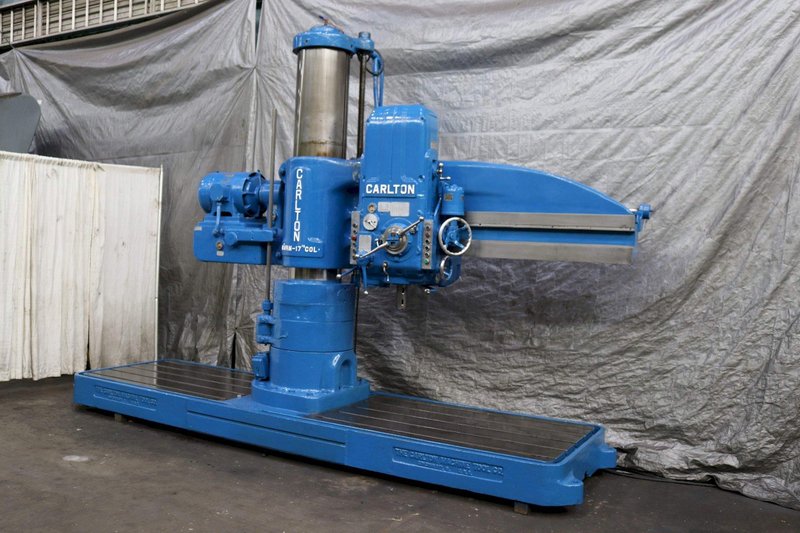6&#039; X 17&#039; CARLTON RADIAL DRILL: STOCK #71032