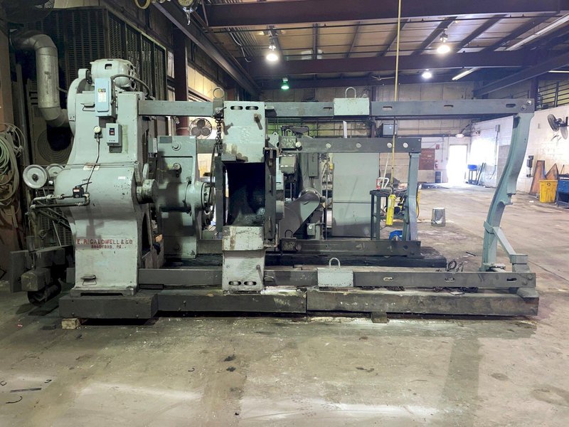 E.R. Caldwell &amp; Company 300-Ton Hydraulic Inclined Wheel Press