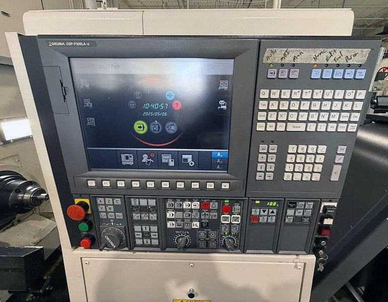 2018 Okuma GENOS L300-M-e CNC Lathe w/ Bar Feeder