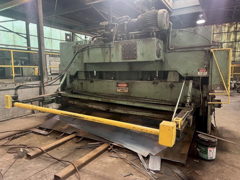12' X 1/2" BERTSCH MODEL #500 POWER HYDRAULIC SHEAR: STOCK #18248