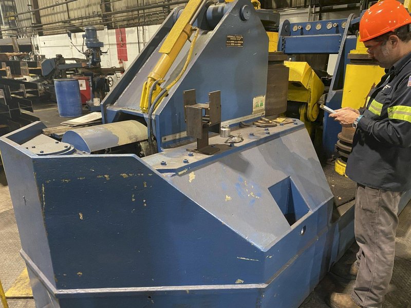 SWEBEND MODEL B-2500 I-BEAM ROLL BENDING MACHINE: STOCK #23304