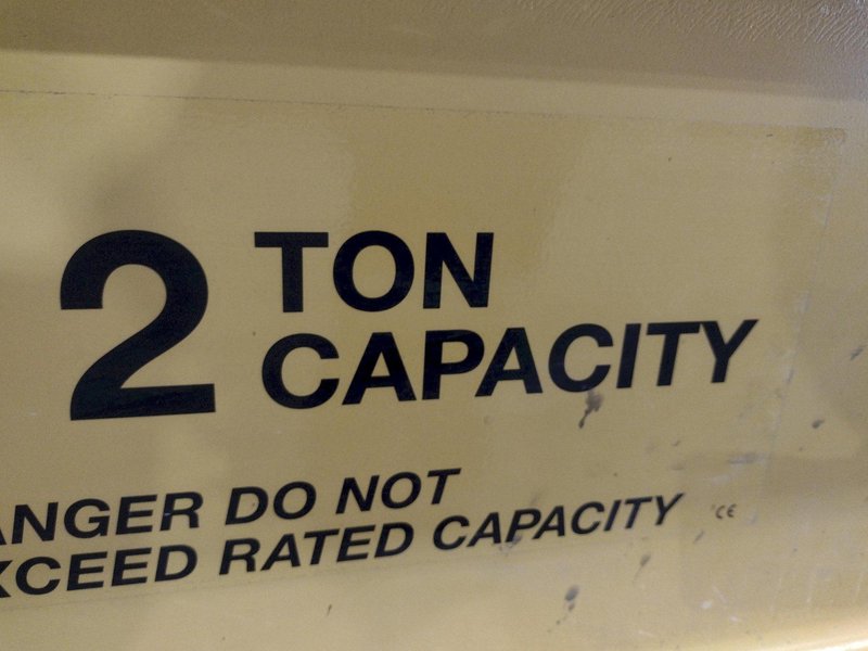 2 TON x 12&#039; GORBEL TENSION STAND JIB CRANE WITH 2 TON HARRINGTON HOIST &amp; POWER TROLLEY: STOCK #18873