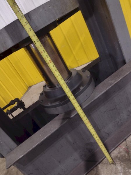 150 TON DAKE HYDRAULIC H-FRAME WHEEL PRESSING PRESS: YOBRO #25286