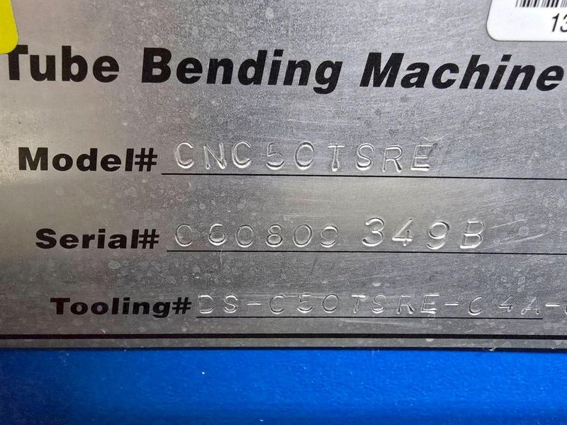 HORN HMT CNC 50TSRE TUBE BENDER USED