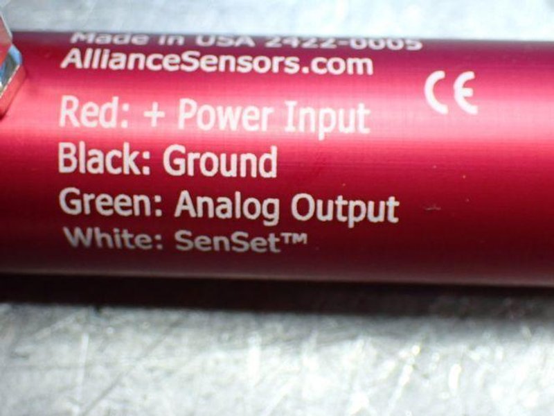 ALLIANCE SENSORS GROUP 2 LINEAR VARIABLE INDUCTIVE TRANSDUCER POSITION SENSORS  -  LRLI-27-200-R-00-20-A