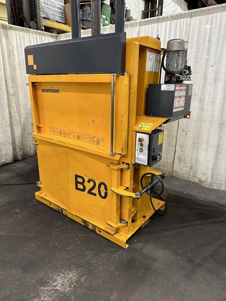 BRAMIDAN MODEL # B20 CARDBOARD BALER: STOCK #78021