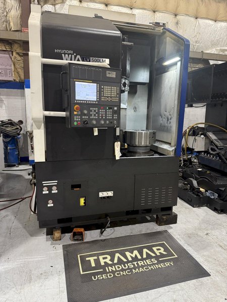 2018 Hyundai Wia LV500LM CNC Vertical Lathe For Sale