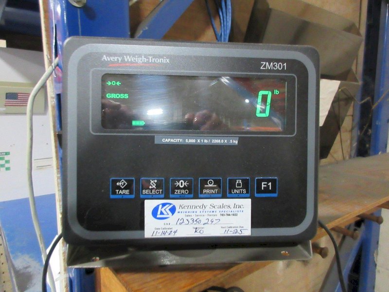 Orion Packaging Inc. Semi Automatic Shrink Wrapper and Pallet Scale, Max Load 55"x55"x82" 4000lbs Dynamic, 8000lb Static Capacity- Auction Item