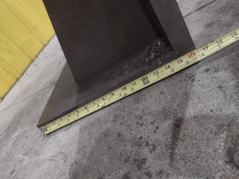 18&quot; X 30&quot; X 1.5&quot; THICK ANGLE PLATE: STOCK #23575