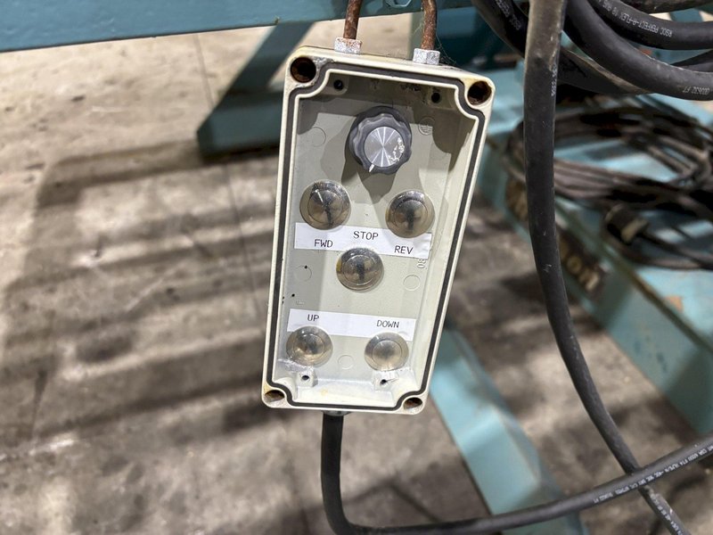 10,000 LBS ARONSON MODEL #WRU10PT WELDING POSITIONER WITH TANK TURNING ROLLS: STOCK #23235