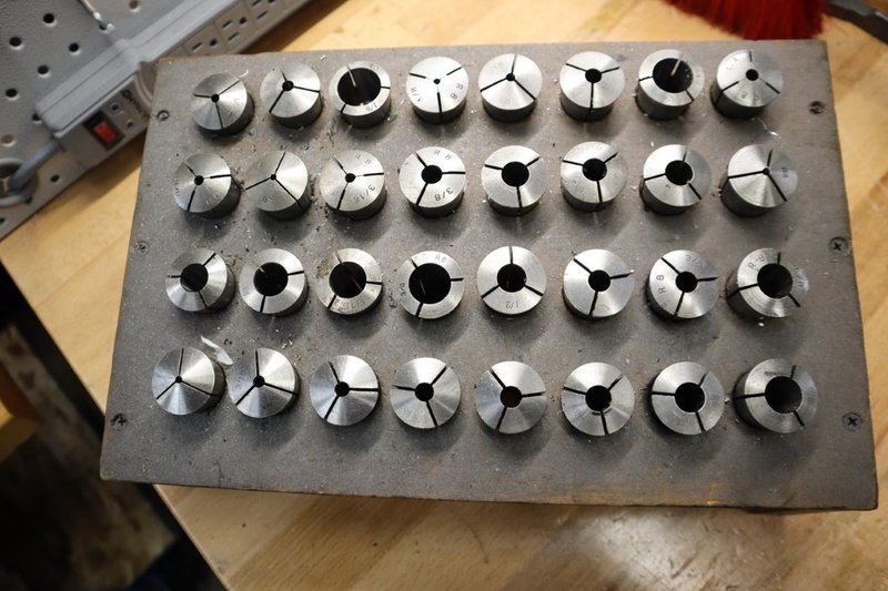 R8 Collets with Divider Stand- Auction Item