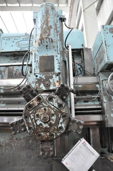 STOCK #13409 46&quot; BULLARD 4-JAW MODEL CUTMASTER VERTICAL TURRET LATHE