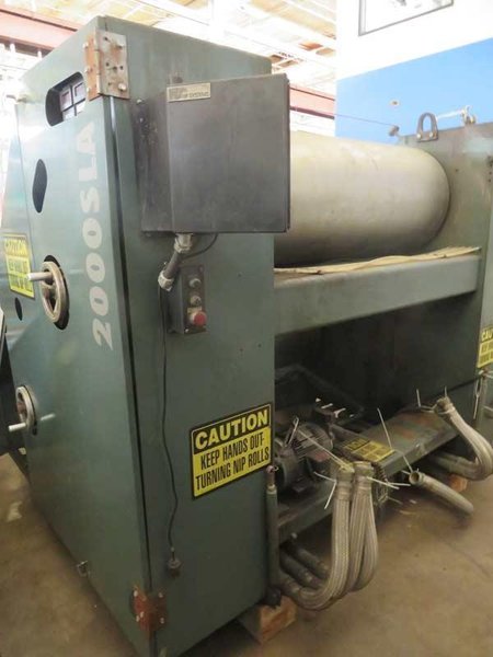 Gloucester 3-Roll Cooling Stack – 60″ x 24″ – 1999 – For Sheet Extrusion