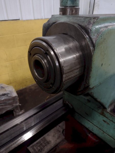 42" X 120" RYAZAN MODEL #1N65 HEAVY DUTY ENGINE LATHE 4.5" HOLE: STOCK #16472