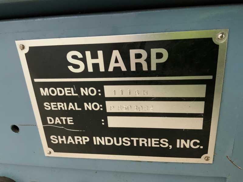 11&quot; X 18&quot; SHARP MODEL #H1118 PRECISION LATHE W/ ENGLISH &amp; METRIC: STOCK #23758