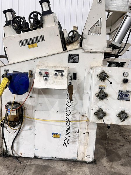 20,000 LBS X 54&quot; X .125&quot; CWP COIL SERVO FEED LINE, REEL, STRAIGHTENER, FEEDER, THREADING TABLE: STOCK #21083