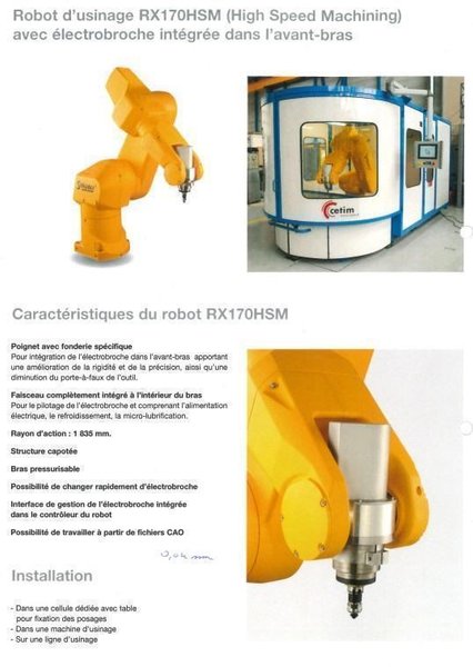 Staubli - RX170 HSM Drilling / Milling robot