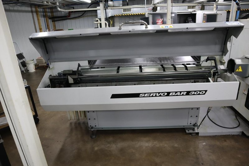 Haas Servo Bar 300 Bar Feed with Floor Plate for Haas SL-10 CNC Lathe- Auction Item