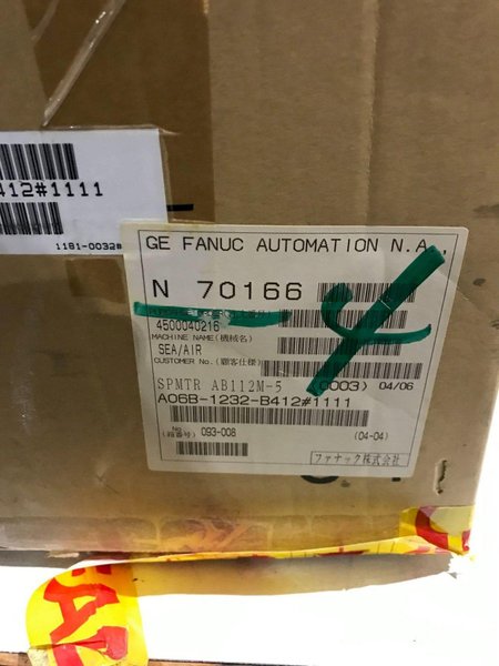 FANUC A06B-1232-B412 SPINDLE MOTOR NEW IN BOX