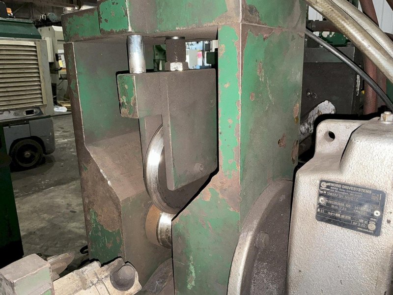 6" x 6" x 1/2" CONTROLLED AUTOMATION MODEL #ABL-74 AUTOMATIC ANGLE PUNCH &amp; SHEAR LINE: STOCK #24935