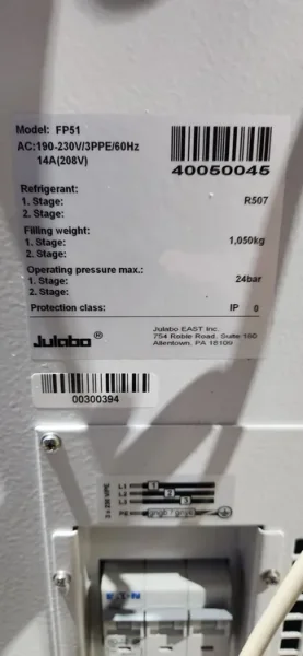 JULABO PN: FP51 REFRIGERATED HEATING/COOLING CIRCULATOR CHILLER NEW