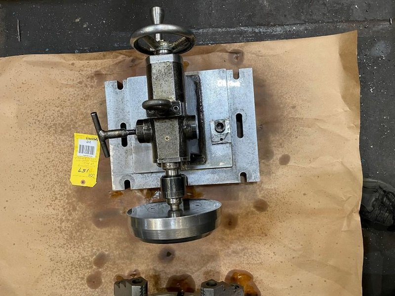 Used, 20&quot; Tanshing Model MRNG-400 4th Axis, with 16&quot; 4-Jaw Chuck