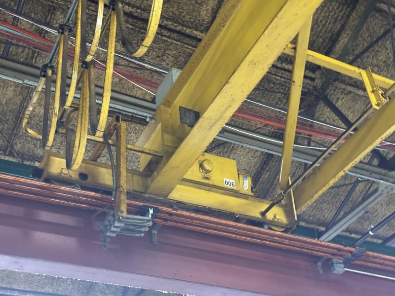 5 TON X 35’ BOHL SPAN SINGLE GIRDER TOP RUNNING BRIDGE CRANE: STOCK #81235