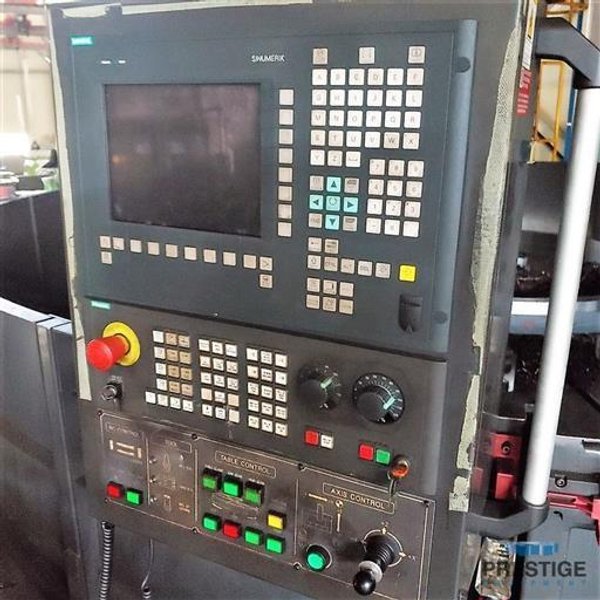 177&quot;/196&quot; Hwacheon HVT-4550M CNC Vertical Boring Mill W/ Milling