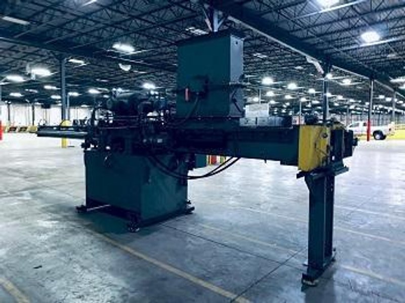 12' X 12" LOGEMAN MDL# 1212 HYDRAULIC SCRAP BALER