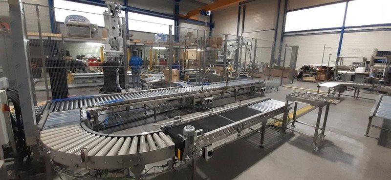 Pattyn Case Packing &amp; Palletizing Line – 2022 – Includes Inserter, Filler, Closer &amp; Conveyors