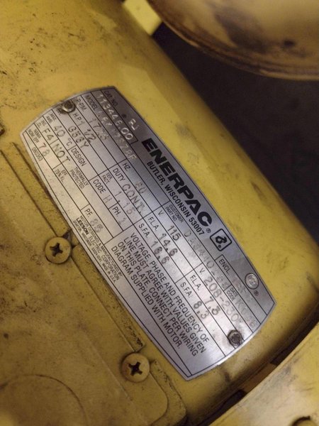 CAT CRIMPUTER HOSE CRIMPING PRESS &amp; DIES, WITH ENERPAC HYDRUALIC UNIT: YOBRO #24865