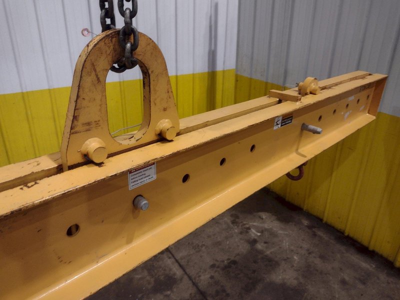10,000 LBS X 128" X 10" CALDWELL MODEL #17-5-10 SPREADER BAR: YOBRO #24577