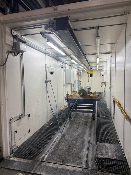 10,000 PSI x 40' RESATO CONTAINERIZED HIGH PRESSURE TEST BAY W/ 3 TON YALE HOIST SYSTEM, NEW 2015: YOBRO #25867