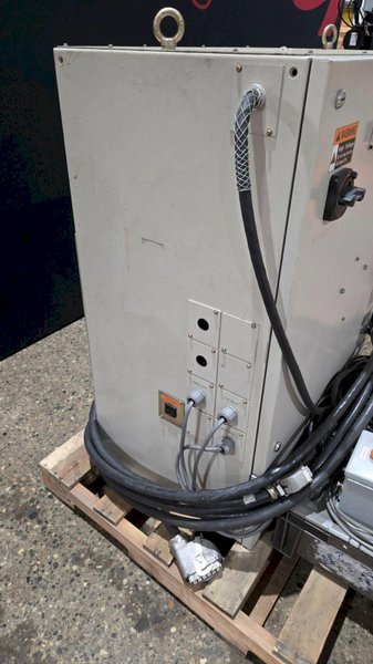 YASKAWA MOTOMAN UP130-RB00 INDUSTRIAL ROBOT ARM AND CONTROL CABINET USED