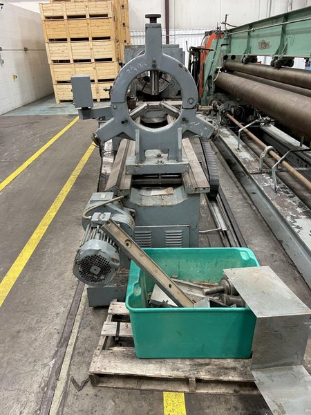 36" x 160" LANSING 13-5/8 HOLLOW SPINDLE ENGINE LATHE: YOBRO #24055