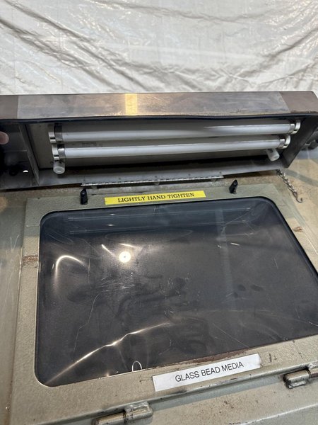 CLEMCO ENP55-600R&amp;RAC BLAST CABINET. STOCK # 0776625.