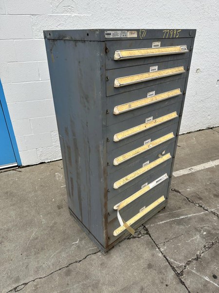 7 DRAWER 30" X 27-1/2" X 59" VIDMAR CABINET: STOCK #77995