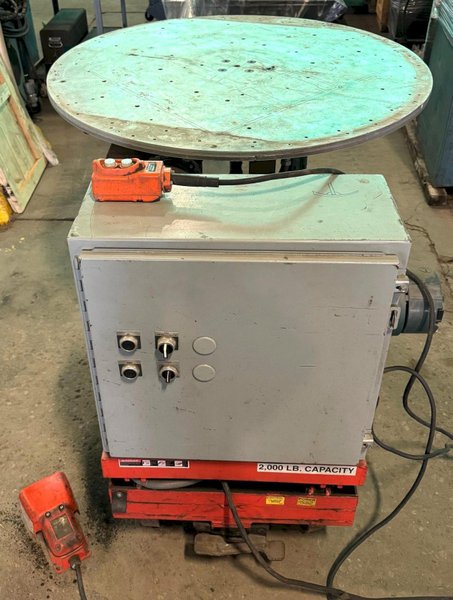 500 Lb. Welding Positioner, Power Rotation &amp; Tilt, 48" Dia. Tbl. 1 Phase