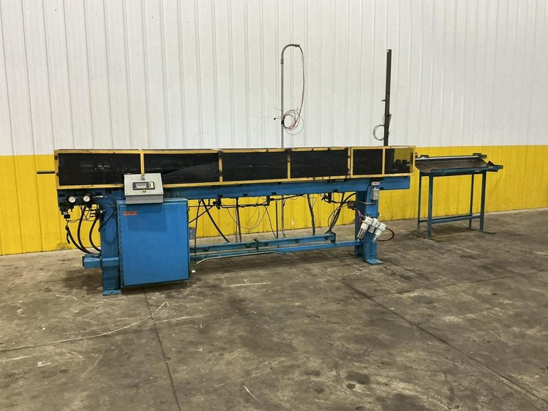 7/8" CROWN UNLIMITED MODEL #STCOS M-7 TUBE STRAIGHT &amp; CUTOFF MACHINE: YOBRO #25338