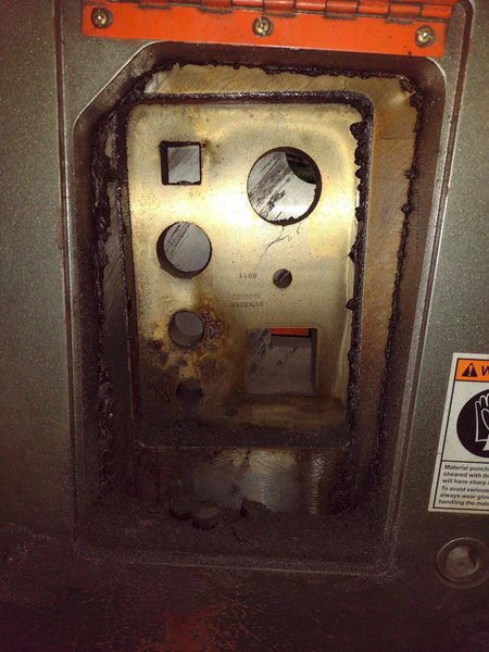 135 TON SPARTAN MODEL #IW135DX HYDRAULIC IRONWORKER: YOBRO #24716