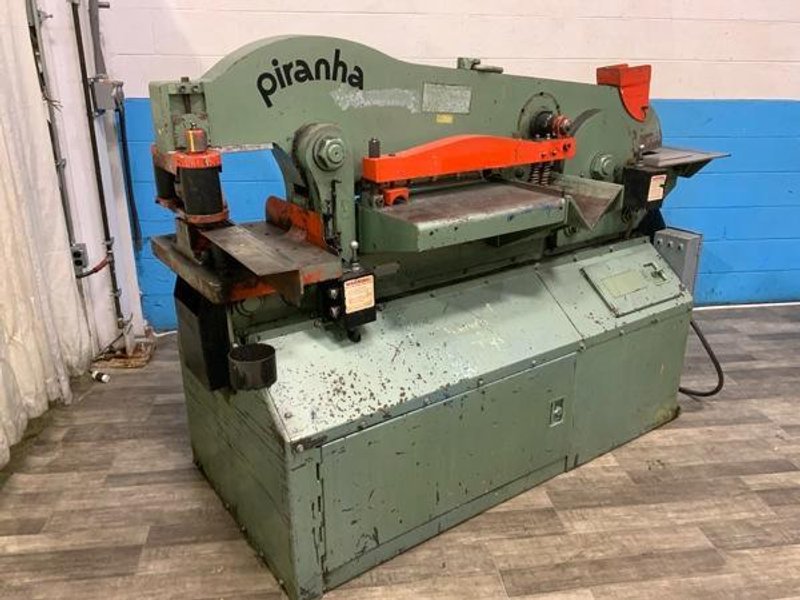 90 TON PIRANHA HYDRAULIC IRONWORKER: STOCK# 4206