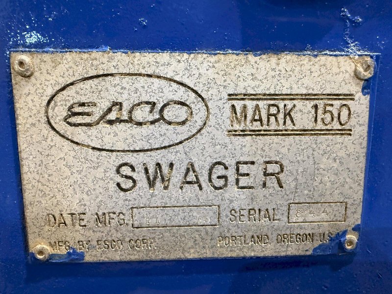 500 TON ESCO MODEL MARK-150 HYDRAULIC CABLE SWAGING PRESS: YOBRO #25199