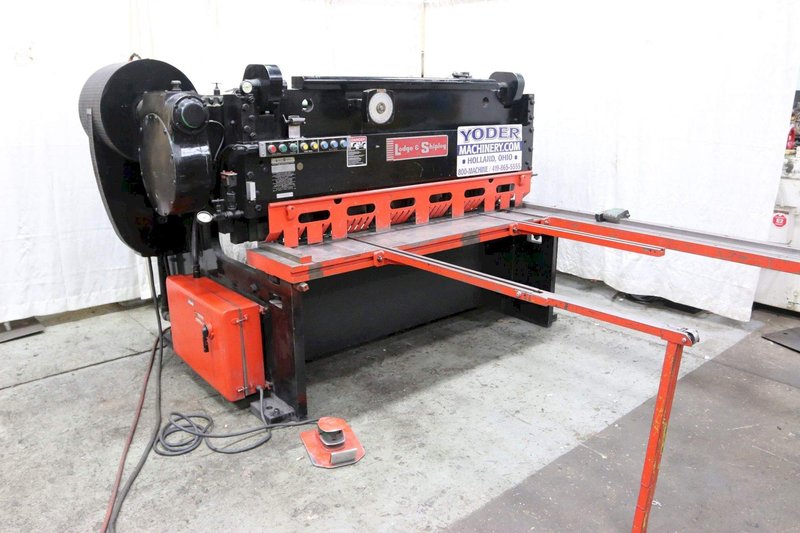 6' X 1/4" LODGE &amp; SHIPLEY POWER SQUARING SHEAR: STOCK #74175