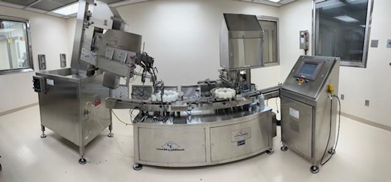 Chase-Logeman Monobloc Liquid Filling Line, 2000 – Filling, Plugging, Capping, Weighing and Vial Transfer System