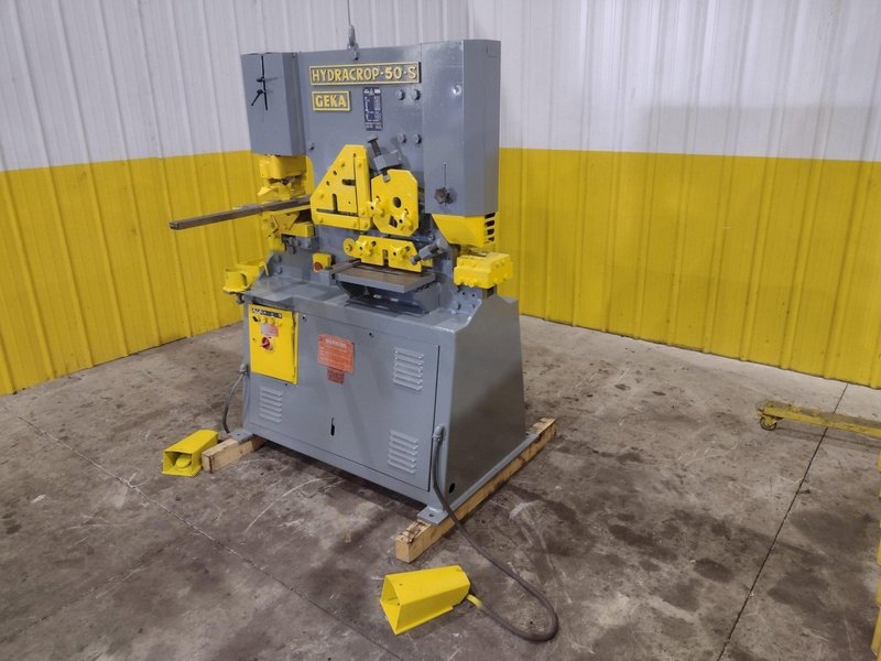50 TON GEKA MODEL #HYD-50-S HYDRUALIC IRONWORKER: YOBRO #23976