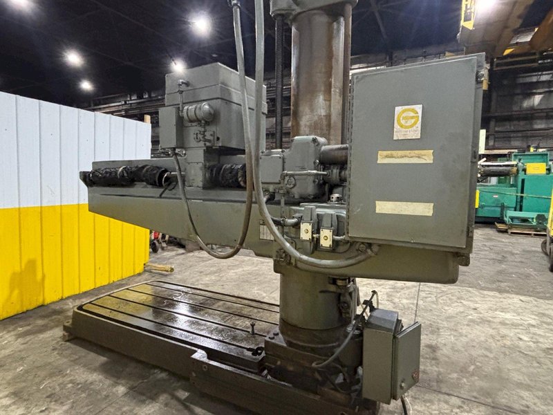 7' x 15" GIDDINGS &amp; LEWIS MODEL #962 G&amp;L RADIAL DRILL: YOBRO #24530