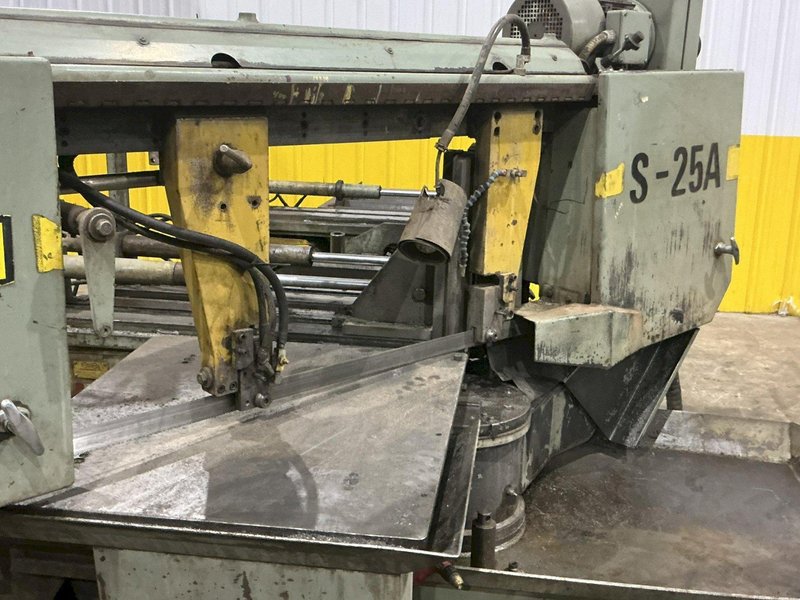 18" X 27" HYDMECH MODEL #S25-A HORIZONTAL SWIVEL MITER AUTOMATIC BAND SAW: YOBRO #25047