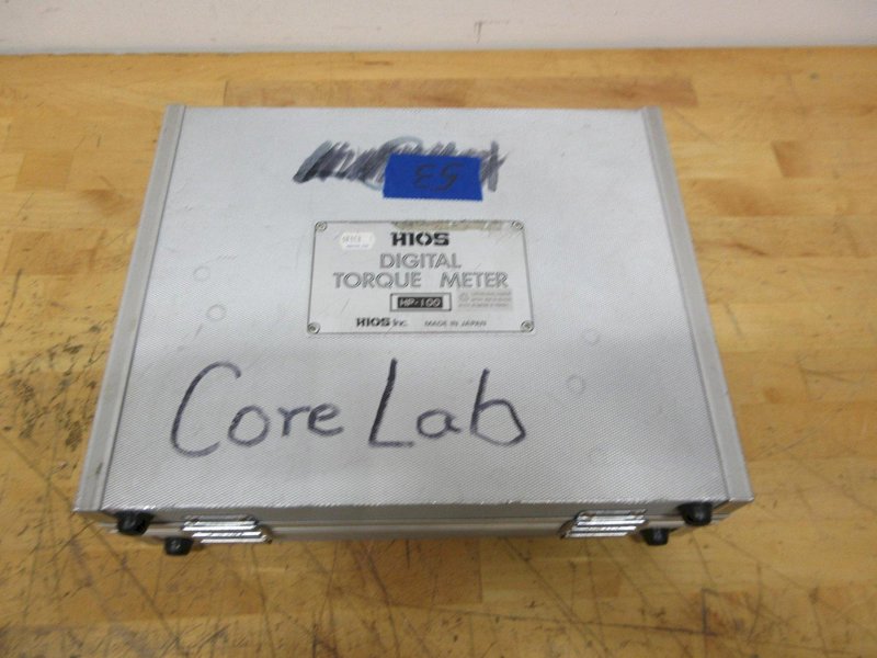Hios Inc | HP-100 Digital Torque Meter with Adapter Cord and Battery in Carry Case- Auction Item
