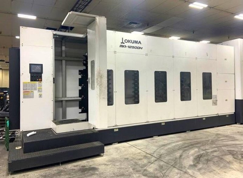 Okuma MA-12500H CNC Horizontal Machining Center, 2014 – Through Spindle Coolant; Two Pallet Changer